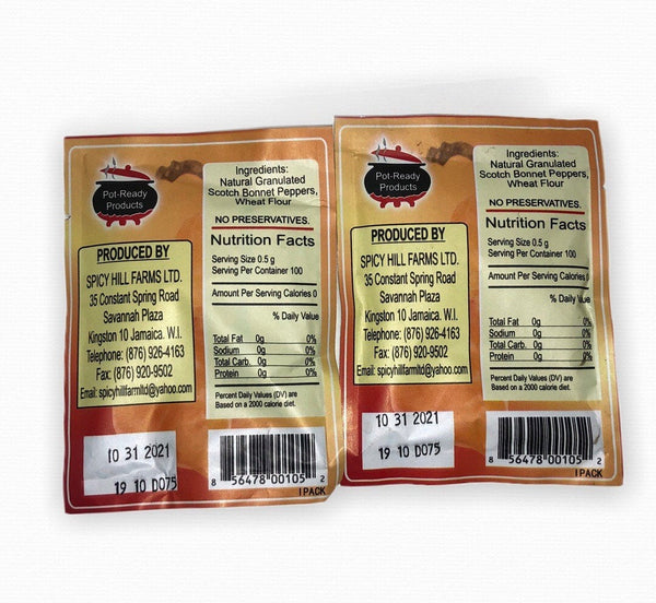 Scotch Bonnets Pepper Powder (5 Packs)