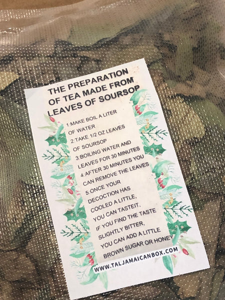 100% Organic Soursop Leaves