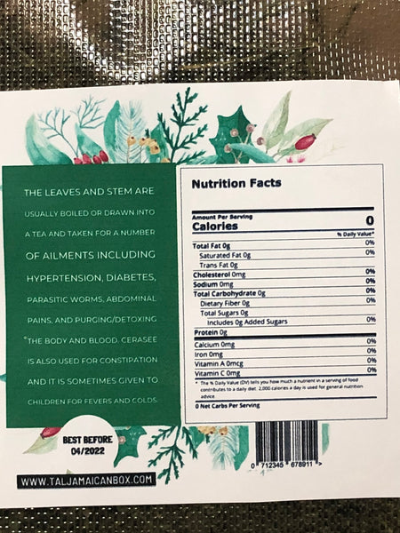 100% Organic Cerasee Leaves