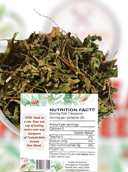 Organic Guinea Hen Weed Net Wt. 1 oz