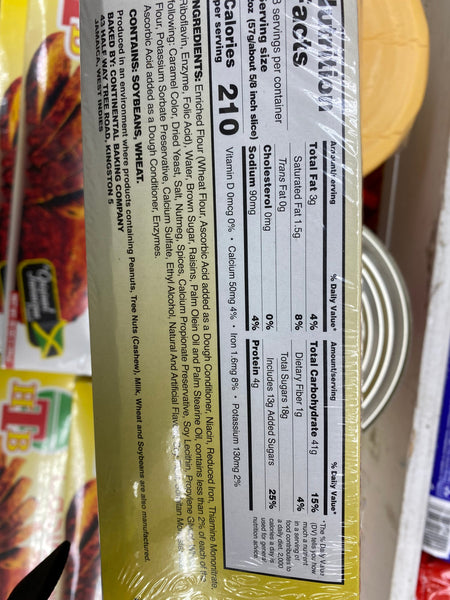 Jamaican Easter HTC Spice Bun & Tastee Cheese Combo