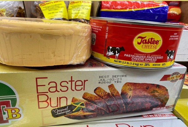 Jamaican Easter HTC Spice Bun & Tastee Cheese Combo