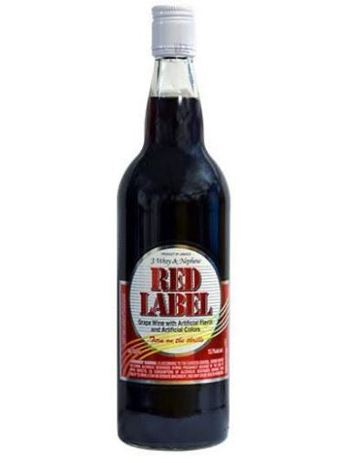 Jamaican Red Label Wine.