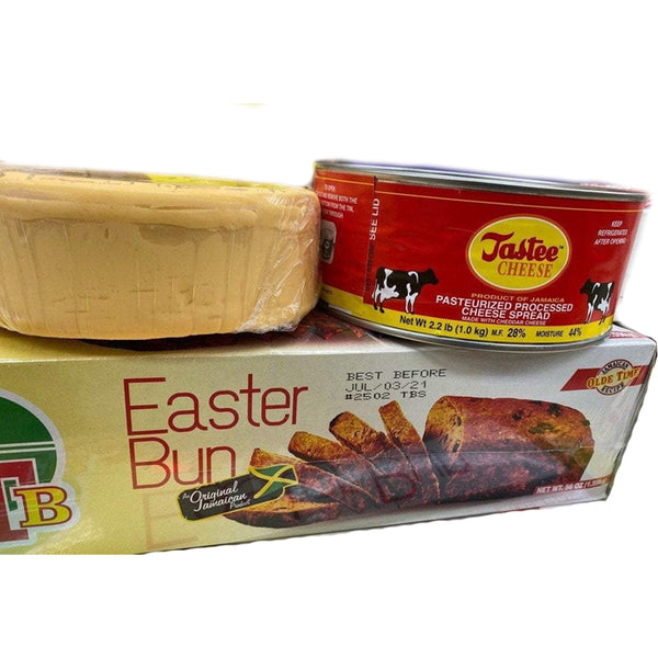 Jamaican Easter HTB Spice Bun & Tastee Cheese Combo